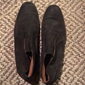 Varvatos laceless suede chukkas